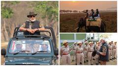 From Elephant To Jeep Safari — PM Modi Visits Assam's Kaziranga National Park. IN PICS