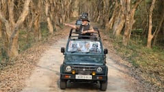 PM Modi Assam Visit: सुबह-सवेरे काजीरंगा पार्क पहुंचे PM मोदी, जंगल सफारी के दौरान हाथी पर हुए सवार, जानवरों के फोटो भी क्लिक किए