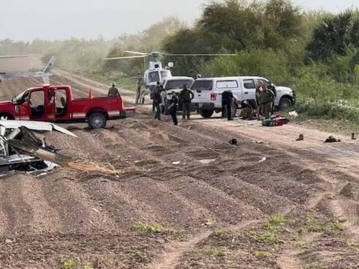 United States national guard helicopter crashes in texas 3 died world marathi news  Helicopter Crash : अमेरिकेच्या नॅशनल गार्डचे हेलिकॉप्टर टेक्सासमध्ये कोसळले, 3 जणांचा मृत्यू