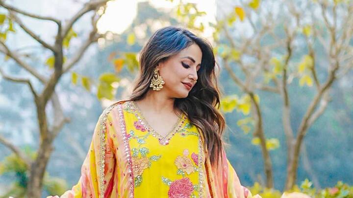 Hina Khan  : अभिनेत्री हिना खानने सोशल मीडियावर काही फोटो शेअर केले आहेत. त्यामुळे ती चांगलीच चर्चेत आली आहे. लेटेस्ट फोटोमध्ये हिना खानचा ग्लॅमरस अवतार पाहायला मिळत आहे.