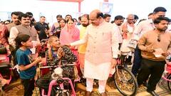 लोकसभा अध्यक्ष ओम बिरला का दिव्यांगों को तोहफा, कोटा में 2 हजार लाभार्थियों को मिली ट्राई साइकिल