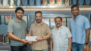 Kamalhassan: நடிகர் சங்க கட்டடத்துக்கு ஒரு கோடி கொடுத்த கமல்ஹாசன்: பெற்றுக் கொண்ட கார்த்தி, விஷால்!
