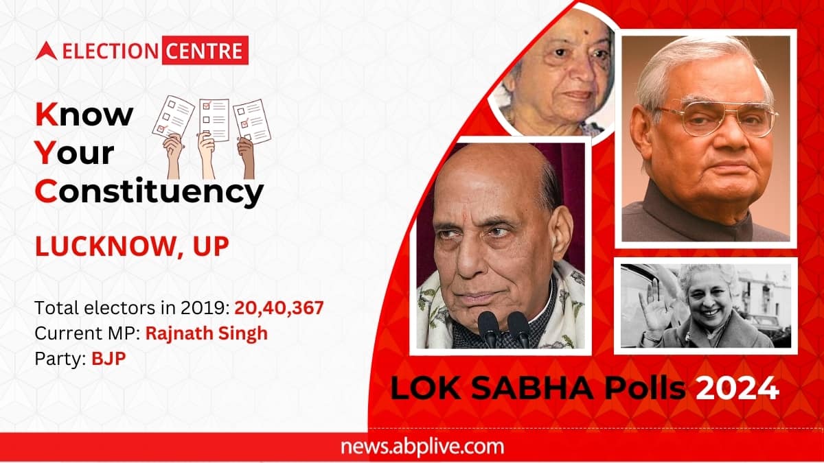 Lucknow Lok Sabha Seat 2024: Once Represented Only By Nehru-Gandhi Family, It's A BJP Fort For 3 Decades Now