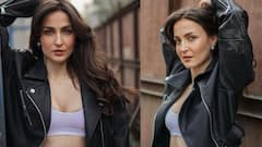 Elli AvrRam Aces An Edgy Streetwear Look In Leather Jacket, SEE PICS