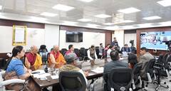 Smriti Irani : स्मृती इराणी यांनी बौद्ध विकास योजनेअंतर्गत  केली प्रकल्पांची पायाभरणी,  बौद्ध प्रगत अभ्यास केंद्राला 30 कोटी रुपयांची आर्थिक मदतही जाहीर