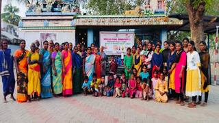 Madurai: கிராமத்தில் கோலாகலமாக கொண்டாடப்பட்ட மகளிர் தினம்! உற்சாகமாக பங்கேற்ற பெண்கள்!
