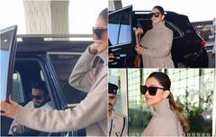 प्रेग्नेंट Deepika Padukone को एयरपोर्ट छोड़ने आए पति Ranveer Singh , ओवरसाइज्ड शर्ट में स्टाइलिश लगीं एक्ट्रेस