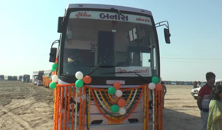 Launch of 100 new buses from India-Pakistan International Border at Nadabet Banaskantha: ભારત-પાકિસ્તાન ઇન્ટરનેશનલ બોર્ડર નડાબેટ ખાતેથી  100 નવી બસોનું લોકાર્પણ