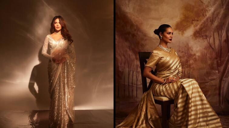 A Glimpse Of Esha Gupta In Elegant Sarees- Take A Look