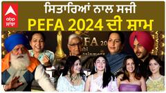 PEFA 2024 'ਚ ਪੰਜਾਬੀ ਸਟਾਰਸ | Punjabi Actors | Awards