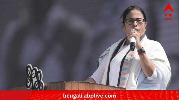 এর পর মঞ্চে আক্রমণের ঝাঁঝ বাড়ান তৃণমূলনেত্রী স্বয়ং। গ্যাসের দাম থেকে কেন্দ্রীয় প্রকল্পের বাংলার বঞ্চনার অভিযোগ, একের পর এক ইস্যুতে কেন্দ্রের বিজেপি সরকারকে বিঁধতে শোনা যায় তাঁকে। বলেন, '১০০ দিনের কাজ হল সংবিধানের গ্যারান্টি, মোদি কীসের গ্যারান্টি দিচ্ছেন?'৫৯ লক্ষ মানুষকে ১০০ দিনের কাজের টাকা দেয়নি মোদি সরকার। না দিয়েই বলছেন, খেয়ে ফেলেছে।'(ছবি:AITC Official Facebook)