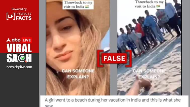 Fact Check: Viral Video Of Female Tourist On Bangladesh Beach Shared As Incident From India