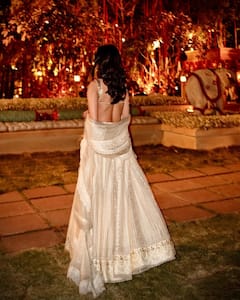 Manushi Chhillar Looks Stunning In Ivory-Gold Lehenga; Check Out Pics