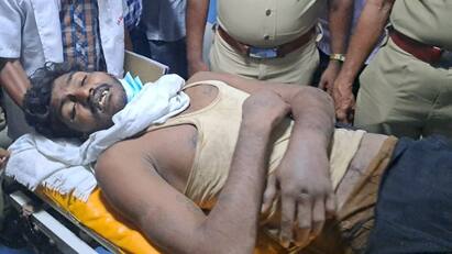 Nellai news Murder accused who was caught with a gunshoot died  - TNN நெல்லையில் துப்பாக்கியால் சுட்டு பிடிக்கப்பட்ட கொலை குற்றவாளி உயிரிழப்பு - நடந்தது என்ன?
