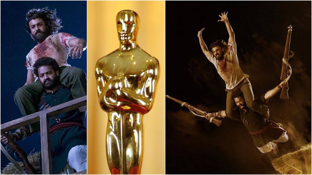 Oscars 2024 double delight to RRR movie stunts also recognized Oscars 2024 RRR Stunts: 'ఆర్ఆర్ఆర్'కు ఆస్కార్స్ స్వీట్ సర్‌ప్రైజ్ - పాటే కాదు, స్టేజిపై ఎన్టీఆర్, చరణ్ స్టంట్స్‌ కూడా!