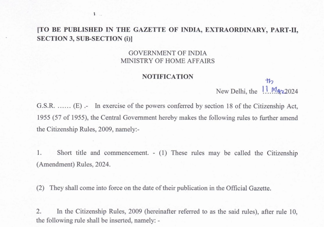 CAA Rules: நெருங்கும் தேர்தல்; அமலானது குடியுரிமை திருத்த சட்டம்! என்ன மாற்றங்கள் இனி?