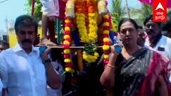 Premalatha Vijayakanth - கேப்டனை காணவந்த கள்ளழகர்..பக்தி பரவசத்தில் பிரேமலதா!ஆர்ப்பரித்த தொண்டர்கள்