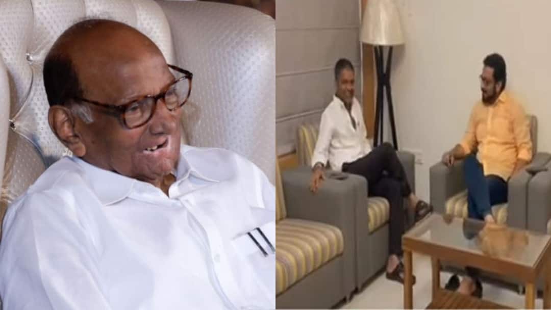 Amol Kolhe and Nilesh Lanke secret meeting in Pune Lanke may join Sharad Pawar camp soon Nilesh Lanke: शरद पवारांचे कानावर हात, पण निलेश लंकेंच्या पक्षप्रवेशाची सूत्रं सकाळीच फिरली? अमोल कोल्हेंसोबत गुप्त बैठक