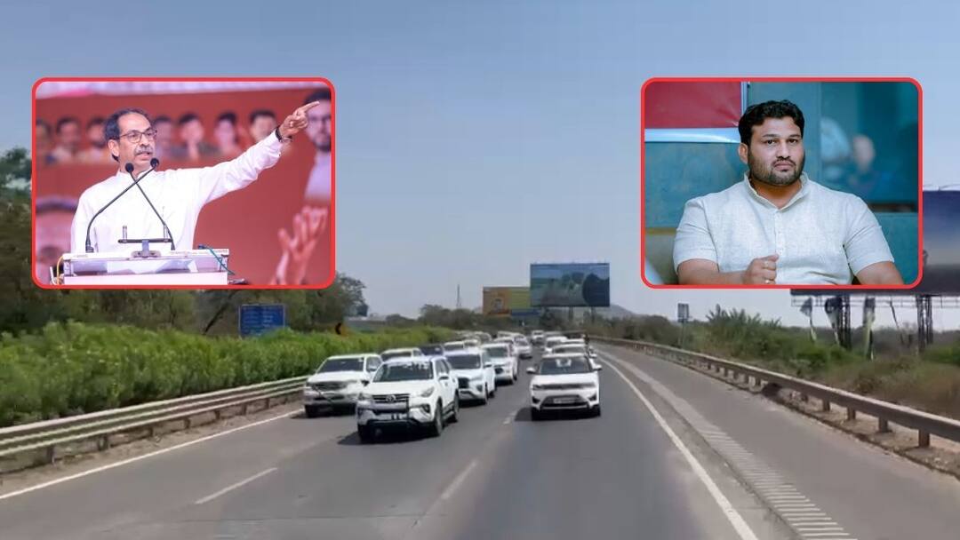 Sangli Loksabha : उद्धव ठाकरेंचा सांगलीत डबल बार! लोकसभेला 'मशाल' पेटवण्यासाठी चंद्रहार पाटील 500 गाड्यांसह मातोश्रीवर Chandrahar Patil leaves with a fleet of 500 cars to enter Shiv Sena Thackeray faction indicate of Sangli Lok Sabha contest Sangli Loksabha : उद्धव ठाकरेंचा सांगलीत डबल बार! लोकसभेला 'मशाल' पेटवण्यासाठी चंद्रहार पाटील 500 गाड्यांसह मातोश्रीवर