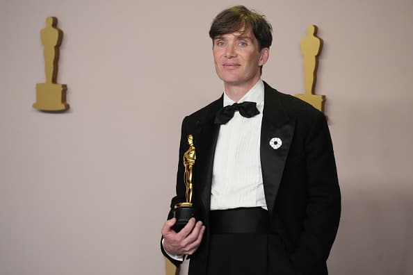 Wearing a classic suit and bow tie, Cillian Murphy—who won best actor for his performance in Oppenheimer—looked great.
