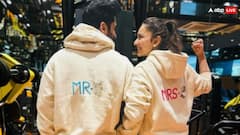 न्यूली वेड रकुल-जैकी ने जिम से शेयर की तस्वीर, जैकेट में ट्वीनिंग करते हुए नजर आया कपल