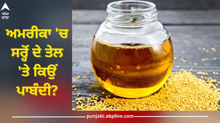 Is mustard oil harmful to health? Know why USA, Canada and European countries have banned? abpp Mustard Oil: ਕੀ ਸਰ੍ਹੋਂ ਦਾ ਤੇਲ ਸਿਹਤ ਲਈ ਹਾਨੀਕਾਰਕ? ਜਾਣੋ USA, ਕੈਨੇਡਾ ਅਤੇ ਯੂਰਪ ਦੇ ਦੇਸ਼ਾਂ ਨੇ ਕਿਉਂ ਕੀਤਾ ਬੈਨ?