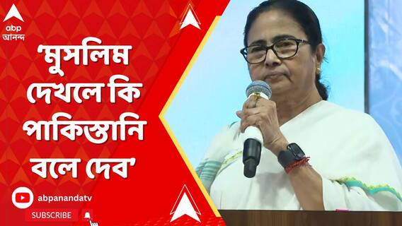 'আমরা মুসলিম দেখলে কি পাকিস্তানি বলে দেব'? প্রশ্ন মমতার