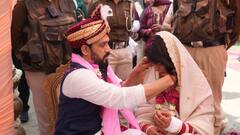 IN Pics: गैंगस्टर काला जठेड़ी की ऐसे हुई शादी, लाल जोड़े में दिखी 'मैडम मिंज' अनुराधा चौधरी