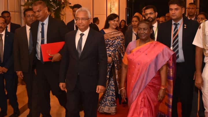 She engaged in bilateral talks with PM Pravind Kumar Jugnauth to strengthen the countries' historic partnership.(Source: X/@MEAIndia)