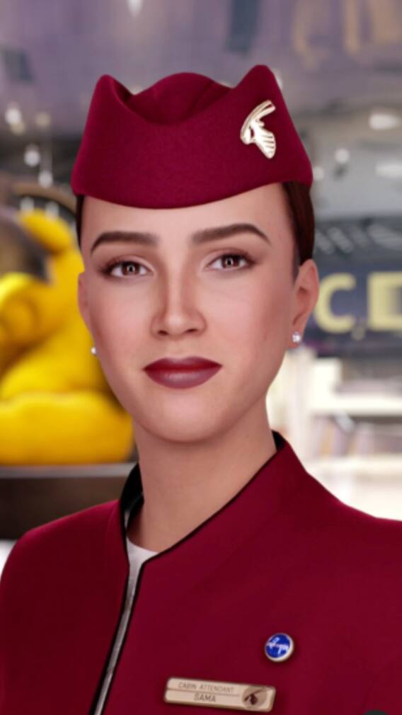 कैसी दिखती है दुनिया की पहली AI केबिन क्रू?