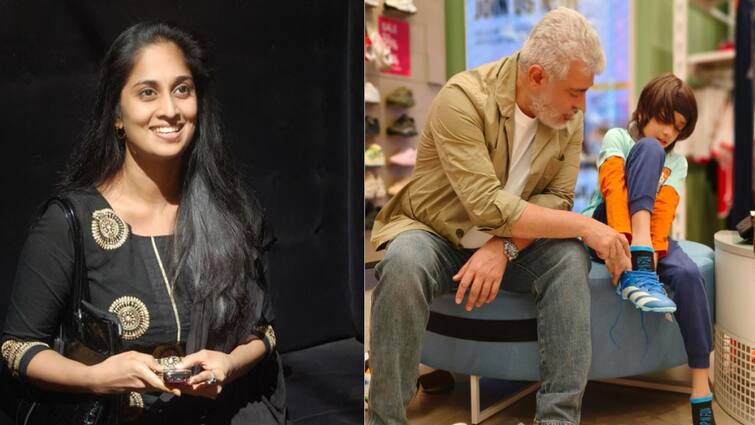 Shalini latest photo post on Ajith and son goes viral Ajith Kumar: என் தோழன் நீ அல்லவா.. மகனுடன் ஷாப்பிங்கில் அஜித்.. ஷாலினி வெளியிட்ட க்யூட் புகைப்படம்!