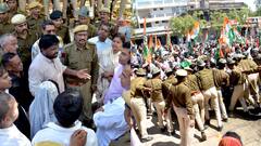 राजस्थान: डूंगरपुर में कांग्रेस का उग्र प्रदर्शन, पुलिस और विधायक आमने-सामने, हुई धक्का-मुक्की