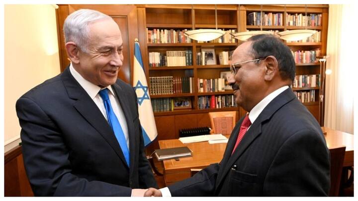 NSA Doval Meets Israel's Netanyahu, Talks About Hostage Release And Gaza Crisis NSA Doval Meets Israel's Netanyahu, Talks About Hostage Release And Gaza Crisis