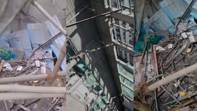 Major Accident in Borivali Mumbai 3 labours died during building construction due to metal platform fall apart at Soni wadi Kalpana Chawla Chowk Mumbai News: मोठी बातमी: बोरिवलीत निर्माणाधीन इमारतीमध्ये लोखंडी मचाण कोसळली, तीनजण जागीच ठार, एकाची प्रकृती गंभीर
