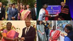 President Murmu Conferred With Honorary Degree By University Of Mauritius On 1st State Visit — SEE PICS