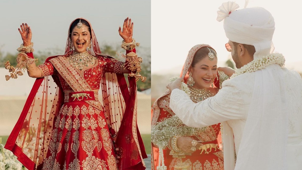 Brides In Surreal Replicas Of Priyanka Chopra's Red Lehenga + Where To Buy  Them! | Indian bridal outfits, Bride, Bridal outfits