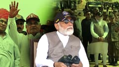 PM Modi in Pokhran | Bharat Shakti | పొఖ్రాన్‌లో మేక్ ఇన్ ఇండియా ఆయుధాల ప్రదర్శన..మస్త్ ఖుషీలో మోదీ