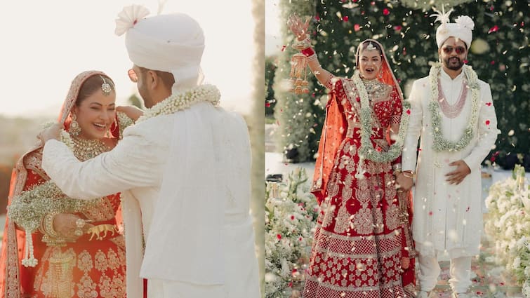 Actress Meera Chopra Tied Knot With Rakshit Kejriwal First Wedding Pics Out Meera Chopra Wedding Photos: ప్రియుడిని పెళ్లి చేసుకున్న హీరోయిన్‌ -  రాజస్థాన్‌లో గ్రాండ్‌ వెడ్డింగ్‌, ఫోటోలు వైరల్‌