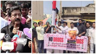 cv shanmugam  says Admk protest drugs against drug trafficking in Villupuram - TNN உளவுத்துறை உதயநிதியின் எடுபிடியாக உள்ளது - சி.வி.சண்முகம் காட்டம்