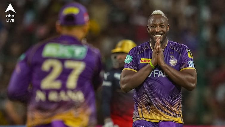 KKR all rounder Andre Russell grooves to SRK's Lutt Putt Gaya Dunki song ahead of IPL 2024 Andre Russell: আইপিএলের আগে রাসেল গাইছেন 'লুট পুট গয়া...', দিচ্ছেন ইতিবাচক থাকার বার্তা