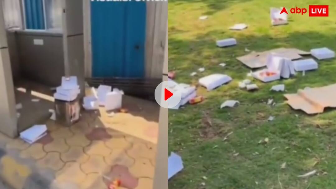Video: इधर पीएम मोदी ने किया एयरपोर्ट का उद्घाटन... उधर लोगों ने कचरा फेंककर बिगाड़ दी सूरत During the inauguration of Pune airport people threw waste from food packets on the ground itself trending Video: इधर पीएम मोदी ने किया एयरपोर्ट का उद्घाटन... उधर लोगों ने कचरा फेंककर बिगाड़ दी सूरत