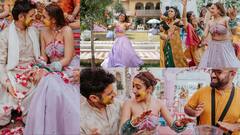 Surbhi Chandna Haldi Photos: कभी लुटाया पति पर प्यार...तो कभी जमकर नाचीं, हल्दी सेरेमनी में सुरभि ने यूं मचाया धमाल, शेयर की अनदेखी तस्वीरें