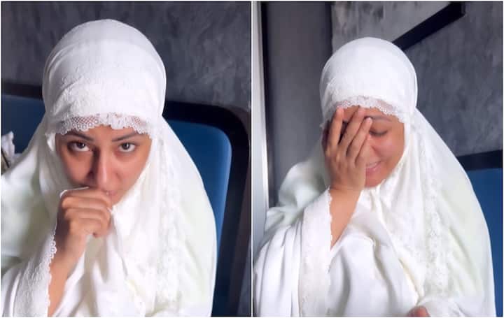 Hina Khan shared hilarious Video Of Her First Ramadan Reveals How Reels Making Her Roza Difficult रील्स की वजह से Hina Khan का पहला रोजा हुआ मुश्किल, एक्ट्रेस ने यूजर्स से पूछा- 'क्या आपके साथ भी ऐसा होता है'