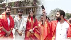Gaami Team in Tirumala | తిరుమల శ్రీవారిని దర్శించుకున్న గామి హీరోహీరోయిన్లు | Vishwak Sen | ABP