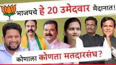 BJP candidate list Maharashtra 2024 : भाजपचे हे 20 उमेदवार मैदानात, कोणाला कोणता मतदारसंघ?