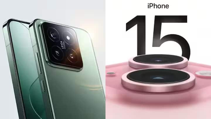 કેમેરાઃ - iPhoneના કેમેરા ફિચર્સ અદભૂત છે, પરંતુ Xiaomiનો આ ફ્લેગશિપ ફોન પણ કોઈ ઓછો નથી. iPhone 15માં 12-12MPના બે કેમેરા સેન્સર છે, જે વાઈડ અને અલ્ટ્રા વાઈડ એંગલ લેન્સ સાથે આવે છે. iPhone 15 ની પિક્ચર ક્વોલિટી માત્ર સારી નથી અને વીડિયોની બાબતમાં પણ iPhone 15 Xiaomiના આ ફોનથી આગળ છે. Xiaomi 14 ના કેમેરાને Leica સાથે મળીને વિકસાવવામાં આવ્યો છે. તેમાં 50-50MPના ત્રણ કેમેરા સેન્સર છે, જે મુખ્ય, ટેલિફોટો અને અલ્ટ્રા વાઈડ એંગલ લેન્સ સાથે આવે છે. Xiaomi 14 સાથે 8K વીડિયો શૂટ કરી શકાય છે.