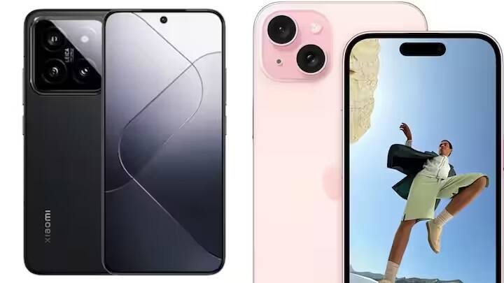 Xiaomiએ ભારતમાં એક સ્માર્ટફોન લૉન્ચ કર્યો છે જેની સરખામણી iPhone સાથે કરવામાં આવી રહી છે. ખરેખર, Xiaomi ના આ લેટેસ્ટ ફ્લેગશિપ ફોનનું નામ Xiaomi 14 છે, જેને કંપનીએ 69,999 રૂપિયામાં લૉન્ચ કર્યો છે. આ ફોનની ડિઝાઈન, કેમેરા, પ્રૉસેસર અને અન્ય ઘણા ફિચર્સ એવા છે કે અમે આ ફોનની સરખામણી iPhone 15 સાથે કરી રહ્યા છીએ.