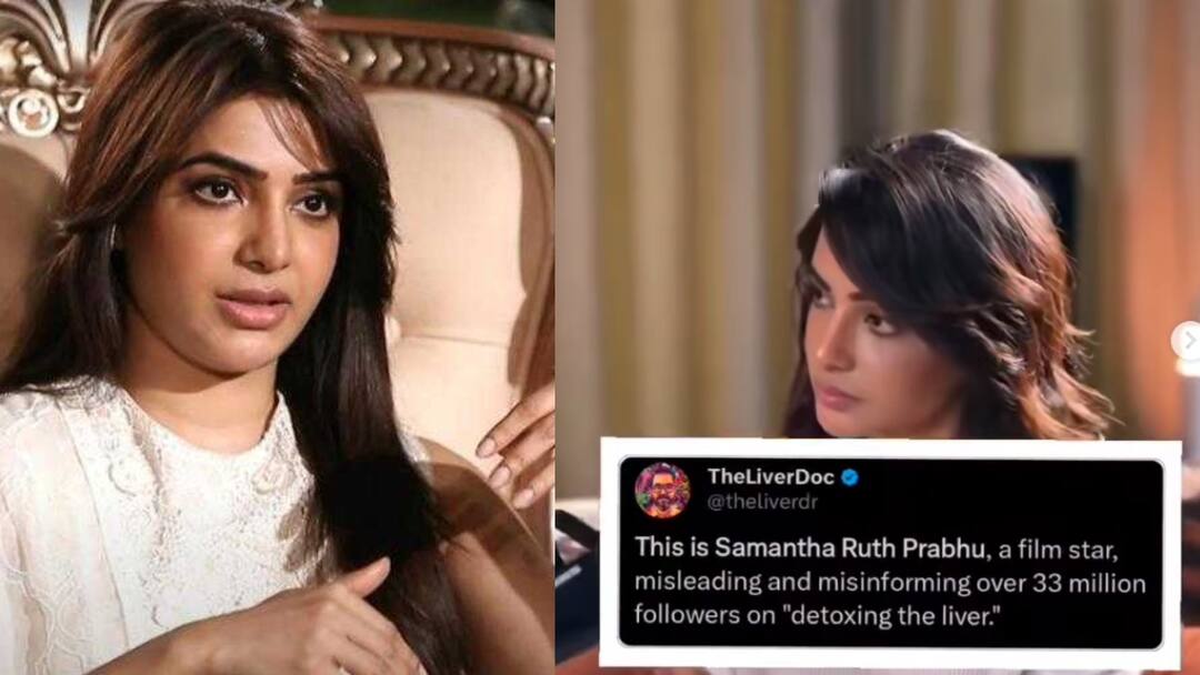 Actress samantha gets slammed of misleading 3 crore people with misinformation Samantha : 3 கோடி மக்களை தவறாக வழிநடத்துகிறார்.. சமந்தா மீது குற்றச்சாட்டு