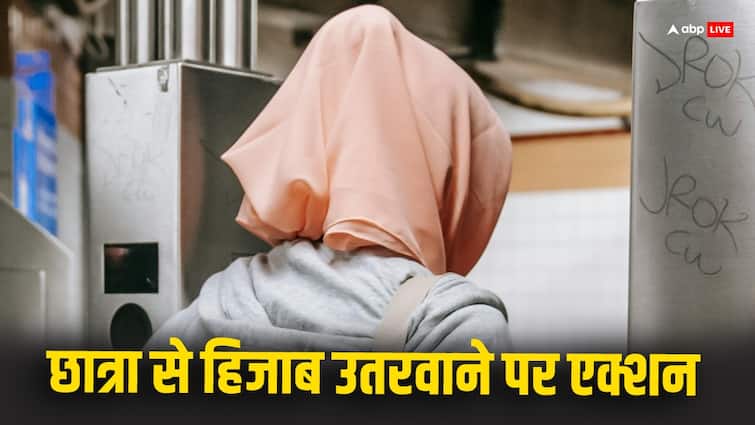 Gujarat Board Exams Girl Students Asked to Remove Hijab By Education Department Action Against Prinicipal  Gujarat News: बोर्ड एग्जाम देने आईं छात्राओं के उतारे गए हिजाब, प्रिंसिपल के खिलाफ सख्त कार्रवाई