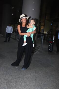 Priyanka Chopra Reaches India With Daughter Malti Marie - See Pics